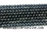 CAE321 15.5 inches 6mm round astrophyllite gemstone beads