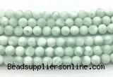 CAS302 15.5 inches 8mm round snowflake angelite gemstone beads