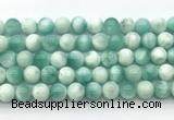 CAS312 15.5 inches 10mm round snowflake angelite gemstone beads