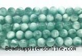 CAS333 15.5 inches 12mm round peacock angelite gemstone beads