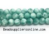 CAS336 15.5 inches 18mm round peacock angelite gemstone beads