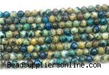 CAZ16 15.5 inches 6mm round azurite gemstone beads