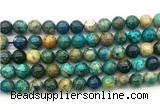 CAZ18 15.5 inches 10mm round azurite gemstone beads