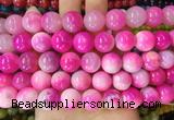 AGBS123 15 inches 14mm round agate gemstone beads wholesale