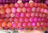 AGBS124 15 inches 14mm round agate gemstone beads wholesale