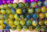 AGBS142 15 inches 14mm round agate gemstone beads wholesale