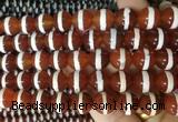 AGBS190 15 inches 12mm round tibetan dzi agate beads wholesale