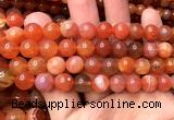 AGBS63 15 inches 10mm round orange botswana agate beads