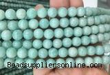 AMBS03 15 inches 8mm round amazonite beads wholesale