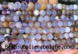 BCBS02 15 inches 8mm round blue chalcedony beads wholesale