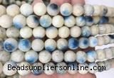 BIBS03 15 inches 10mm round blue ice glacierite stone beads wholesale