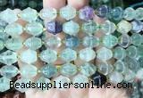 BLBS09 15 inches 10*11mm bell fluorite beads wholesale