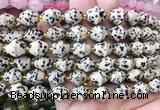 BLBS20 15 inches 10*11mm bell dalmatian jasper beads wholesale