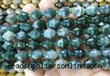 BLBS26 15 inches 10*11mm bell moss agate beads wholesale