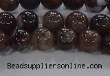 CAA1037 15.5 inches 8mm round dragon veins agate beads wholesale