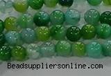 CAA1065 15.5 inches 4mm round dragon veins agate beads wholesale