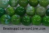 CAA1068 15.5 inches 10mm round dragon veins agate beads wholesale