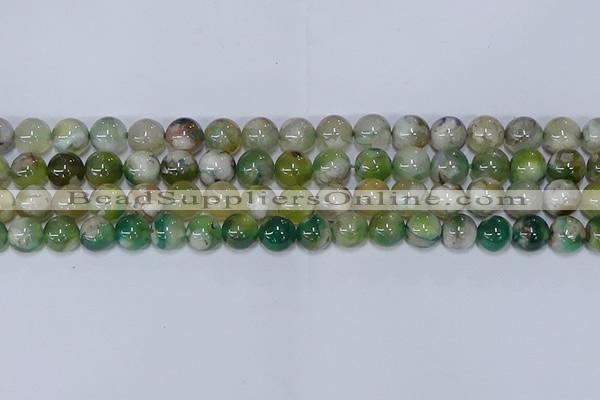 CAA1092 15.5 inches 8mm round sakura agate gemstone beads