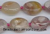 CAA1120 15.5 inches 15*20mm nuggets sakura agate gemstone beads