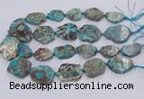 CAA1160 15.5 inches 20*25mm - 35*45mm freeform ocean agate beads