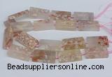 CAA1167 15.5 inches 22*40mm rectangle sakura agate gemstone beads