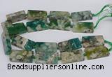 CAA1169 15.5 inches 22*40mm rectangle sakura agate gemstone beads