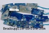 CAA1202 15.5 inches 30*50mm rectangle sakura agate beads