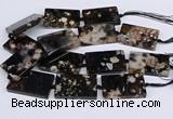 CAA1204 15.5 inches 30*50mm rectangle sakura agate beads