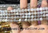 CAA1531 15.5 inches 6mm round banded agate beads wholesale