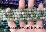 CAA1584 15.5 inches 4mm round banded agate beads wholesale