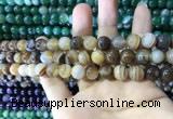 CAA1615 15.5 inches 6mm round banded agate beads wholesale