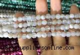 CAA1630 15.5 inches 6mm faceted round banded agate beads