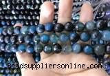 CAA1790 15 inches 10mm faceted round fire crackle agate beads