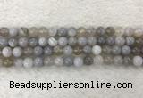 CAA1802 15.5 inches 8mm round banded agate gemstone beads