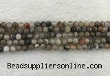 CAA1811 15.5 inches 6mm round banded agate gemstone beads