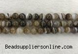 CAA1824 15.5 inches 12mm round banded agate gemstone beads