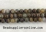 CAA1826 15.5 inches 16mm round banded agate gemstone beads