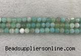 CAA1842 15.5 inches 8mm round banded agate gemstone beads