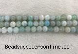 CAA1843 15.5 inches 10mm round banded agate gemstone beads