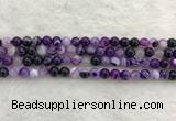 CAA1871 15.5 inches 6mm round banded agate gemstone beads