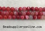 CAA1895 15.5 inches 14mm round banded agate gemstone beads