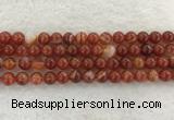 CAA1903 15.5 inches 10mm round banded agate gemstone beads