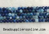 CAA1931 15.5 inches 6mm round banded agate gemstone beads