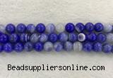 CAA1945 15.5 inches 14mm round banded agate gemstone beads