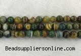 CAA1965 15.5 inches 14mm round banded agate gemstone beads