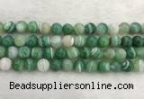 CAA2004 15.5 inches 12mm round banded agate gemstone beads