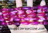 CAA2053 15.5 inches 8*20mm teardrop agate beads wholesale