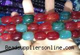 CAA2134 15.5 inches 13*18mm drum agate beads wholesale