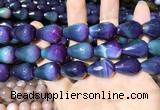 CAA2165 15.5 inches 15*20mm faceted teardrop agate beads