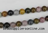 CAA228 15.5 inches 4mm round ocean agate gemstone beads wholesale